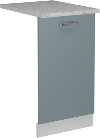 Vicco R-Line Vaatwasserfrontpaneel – 45 cm, WB Marmer Blauw-grijs