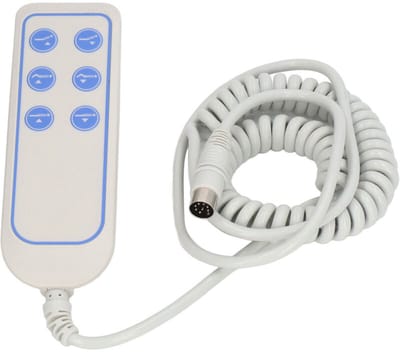 SnelShoppen - Remote Control met 6 Knoppen en 8 Pin Stekker Vervangingsbediening voor Elektrische Armstoel, Handbediening, Duurzaam PVC, Breed Toepasb