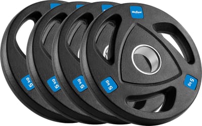 Rebel Active Serie - Olympisch Gewichtsset - 4x5 kg - Gietijzer - Met Rubberen Coating