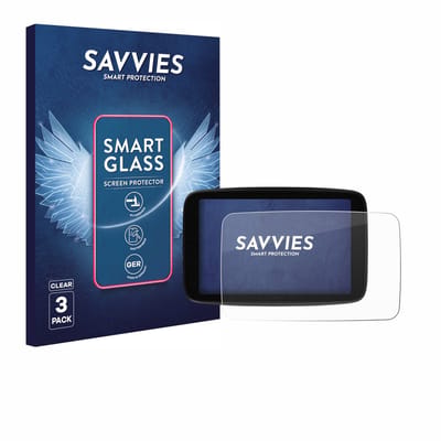 3 Stuks Savvies Screenprotector - geschikt voor TomTom GO Superior 7" - beschermfolie glas transparant
