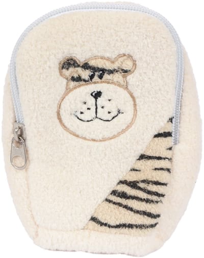 PIA Soft Toys - Pluche Tijger telefoontasje - 15 cm