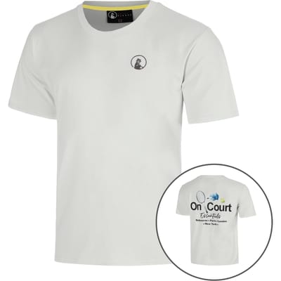Quiet Please Crush On Court Essentials T-shirt Jongens-lichtgrijs, zwart
