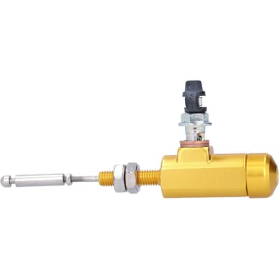 M10 x 1.25mm Universele Motorfiets Rempomp Hydraulische Koppeling Hoofdcilinder voor ATV Dirt BikeGoud yellow