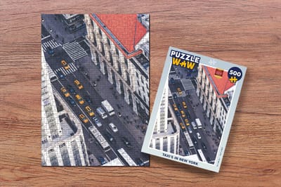 Puzzel New York - Manhattan - Taxi - Legpuzzel - Puzzel 500 stukjes