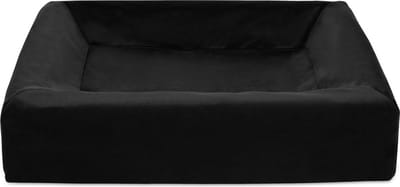 Bia Bed - Royal Fluweel Hoes Hondenmand Zwart