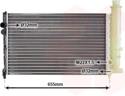 Van Wezel - RADIATOR VOOR CITROEN BX 1983-1994 95495038