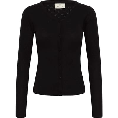 Damesvest KAFFE KAViba Pointelle