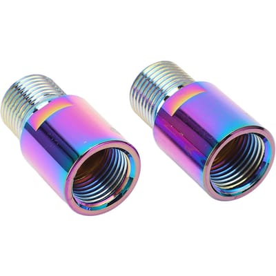 2 Stuks Fiets Pedaalverlengers Stevig Duurzaam Staal Inspanning Besparend Kniebescherming Fiets Pedaalverlenging purple