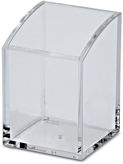Dailygoods- Pennenhouder Transparant - Bureau Organizer - Acryl - Ruimtebesparend - Elegant - Ideaal voor Kantoor en Thuis