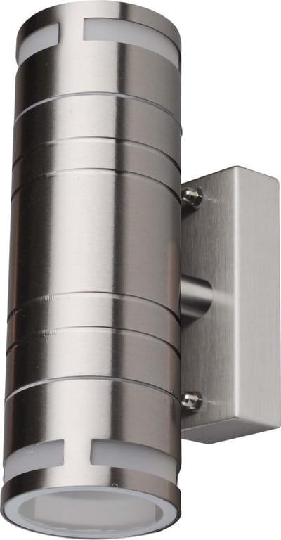 V-TAC VT-7632 Wandlamp voor buiten - UP - Down - Wandbevestigingen - GU10 Houder - IP44 - Roestvrij Staal