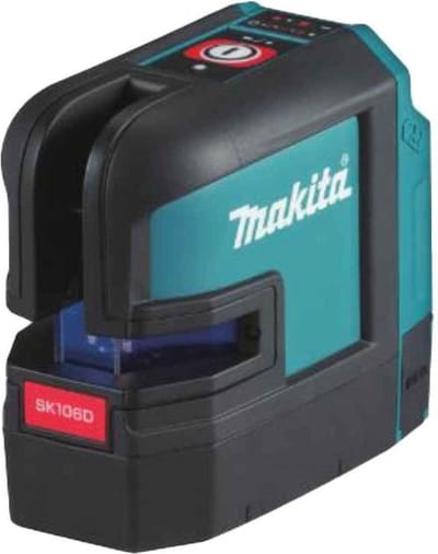 Makita SK106DZ 10.8V Li-Ion accu Kruislijnlaser body in tas - 2 lijnen - 25m - rood