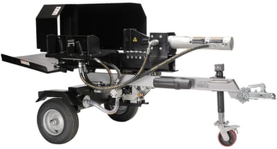 Houtklover 22 ton met benzinemotor horizontaal