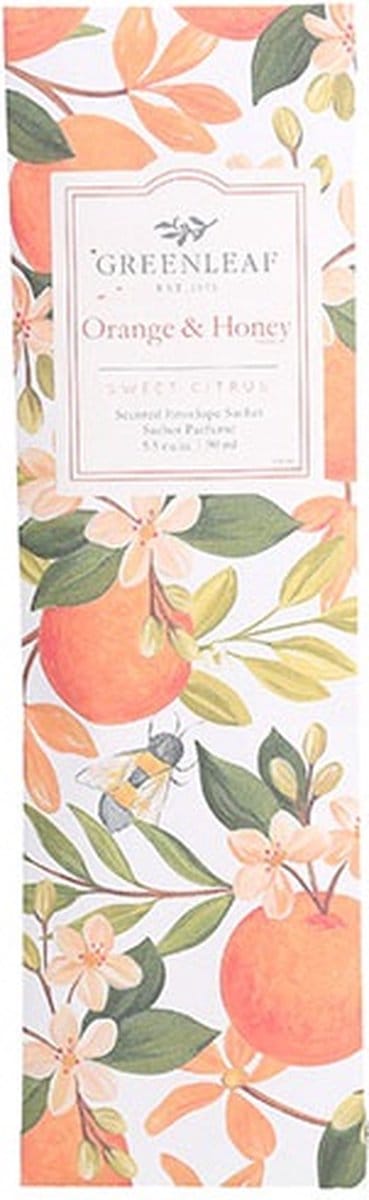 Greenleaf geurzakje slim Orange & Honey 4 stuks
