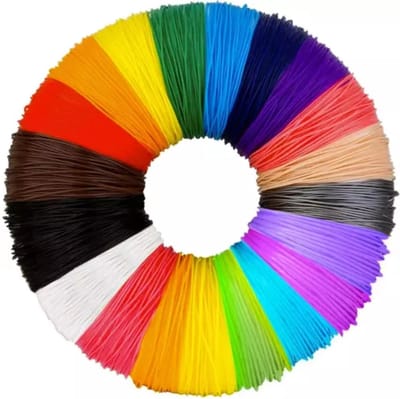 100M | 3D Pen Filament / Navulling PLA 20x5M – Tekenen en Knutselen Navulling voor Kinderen TekenPen – 3D Knutselpakket met Vullingen - Starterspakket