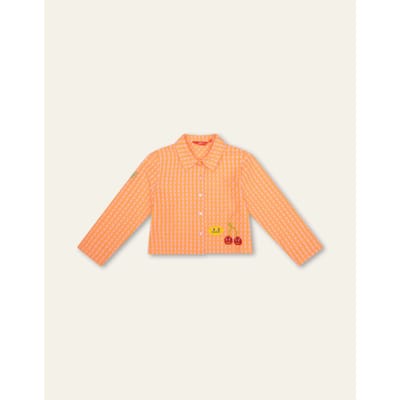 Oilily Bizz Blouse- maat128/8yr Oranje Crush