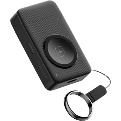Kuulaa 1.500 mAh Wireless Apple Watch Charger Zwart
