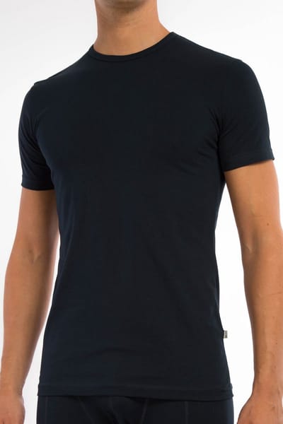 Claesen's® - T-Shirt Navy Cotton/Lycra 2-PackCL 1021-Navy-S