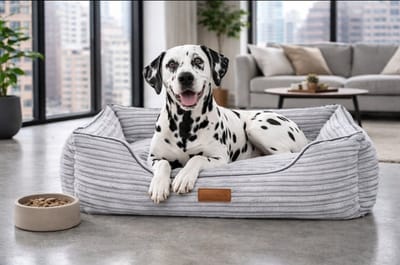 Dog's Lifestyle hondenbed supersoft rib grijs 110cm