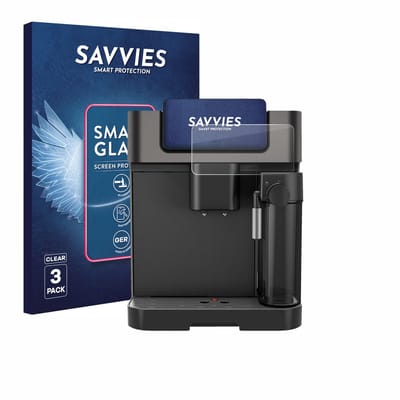 3 Stuks Savvies Screenprotector - geschikt voor Grundig KVA 7230 - beschermfolie glas transparant