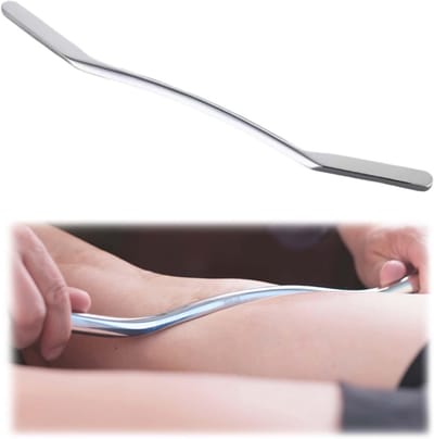 Professionele RVS Gua Sha Tool voor Spabehandelingen, 8 mm, Verlicht Spierpijn en Verbeter Mobiliteit