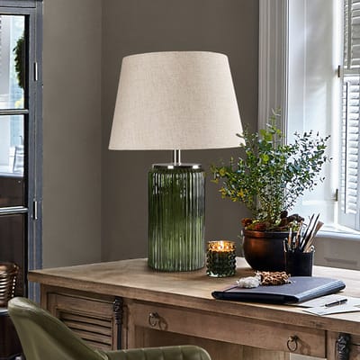 LOBERON Tafellamp Thalindor groen