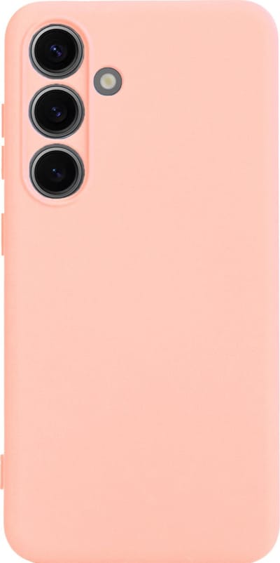 ShieldCase siliconen hoesje geschikt voor de Samsung Galaxy S25 Plus hoesje - TPU / Siliconen back cover - telefoonhoesje (roze)