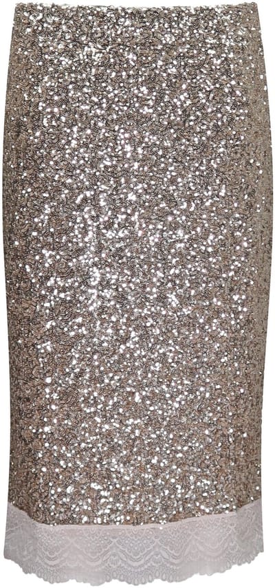Princess goes Hollywood - pailletten midi rok - maat 42