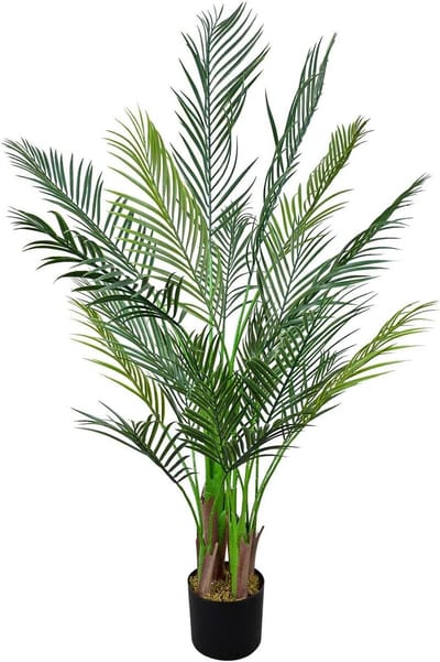 Kunstplant Areca-palm, kunstboom, 140 cm Decovego