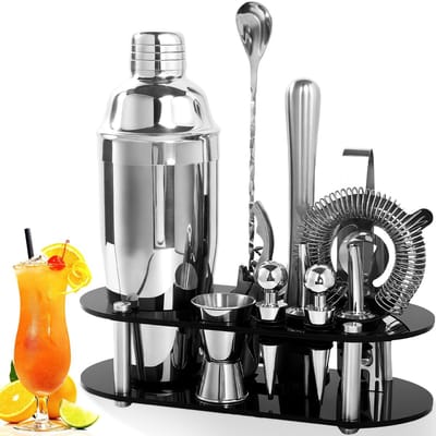Unyqoos® Complete Cocktailset van 12 Onderdelen voor de Perfecte Drankervaring Thuis