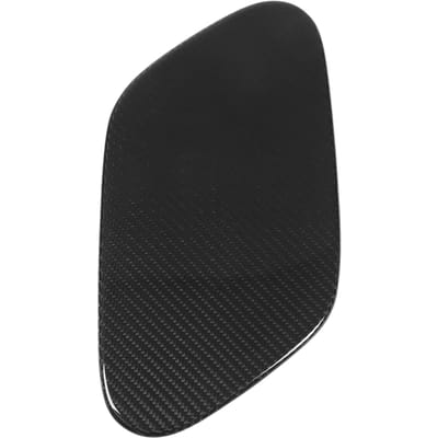 Cache-réservoir de carburant en fibre de carbone Bouchon d'huile et d'essence Garniture Décoration Design Auto-adhésif pour MK7 MK7.5 2014-2019 black