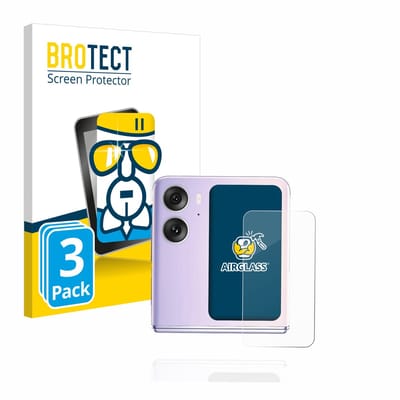 Screenprotector 3 Stuks voor Oppo Find N2 Flip (Achterdisplay) Beschermglas transparant