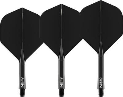 Red Dragon Nitro Flite System Black NO2 - Dart Flights