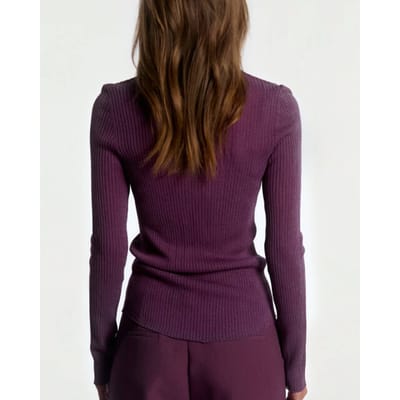 AAIKO Polly Vis 305 Truien & vesten Dames - Sweater - Hoodie - Vest- Bordeaux - Maat S