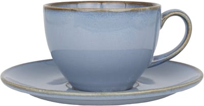Bonna Sky Hygge - Thee kopjes & schotel - 230 cc - Porselein - set van 6