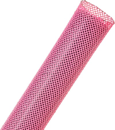 Techflex-PTN1.00NP/09-Kabelsok-Kabelsleeve-Kabelbeschermer-Kabel Management–Kabelkous-Kabelmantel - Maat: 15,9 mm – 41,3 mm-Kleur: Neon Pink-Lengte: 9 meter