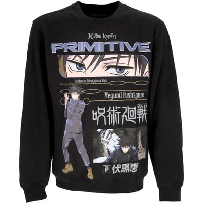 Fushiguro herenhoodie met ronde hals