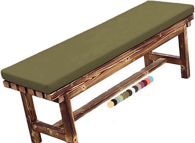 Bankkussen Waterdicht - Tuinmeubel Kussen - Buiten Zitten - Antislip Onderkant - 32X20X2 Inch - Blauw