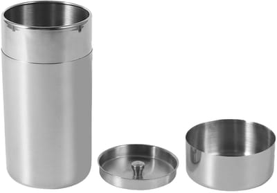 Dailygoods- Theebus Roestvrij staal - Opslagcontainer - Voor losse thee - Voor koffie - Voor suiker - Behoudt versheid en smaak - Opslagblik