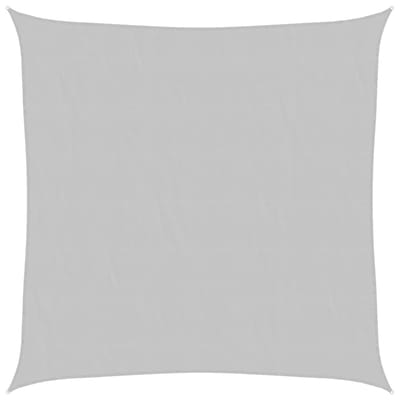 vidaXL - Zonnezeil - 3x3 - m - 100% - polyester - oxford - lichtgrijs