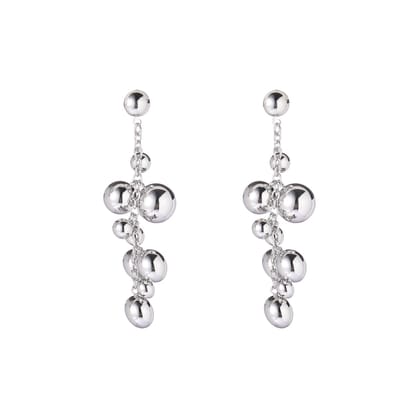 Day&Eve by Go Dutch Label Oorknoppen Ballen Slinger Zilver