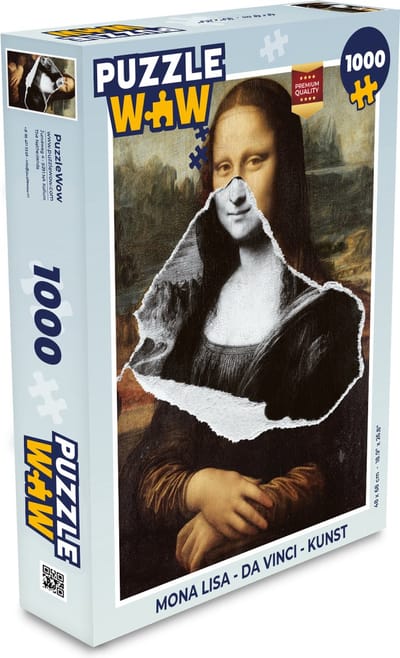 Puzzel Mona Lisa - Da Vinci - Kunst - Legpuzzel - Puzzel 1000 stukjes volwassenen