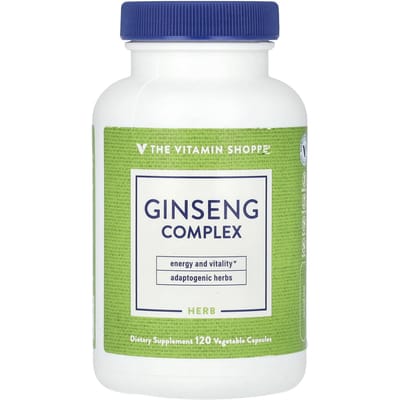 The Vitamin Shoppe, Complexe de Ginseng, 120 Gélules Végétales