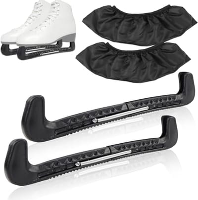 Universele Schaatsbeschermers voor Kinderen en Volwassenen - Bescherming voor Kunstschaatsen en IJshockeyschaatsen