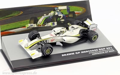 Brawn BGP001 #23 R. Barichello Season 2009
