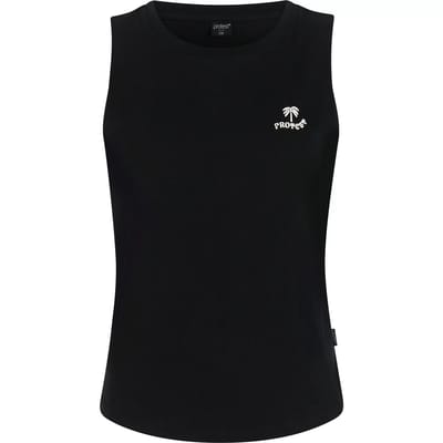 Protest PRTReturn - Singlet Dames - Mouwloos - Ronde hals - Loose fit - Crème