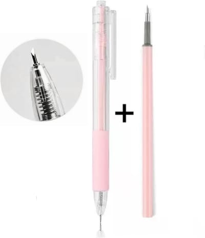 Hobby papier snijmesje pen + 1 reserve mesje - "MULTIPLAZA" - LICHTROZE - kaarten - hobby - knutselen - creatief - uitsnijden - scrapbook