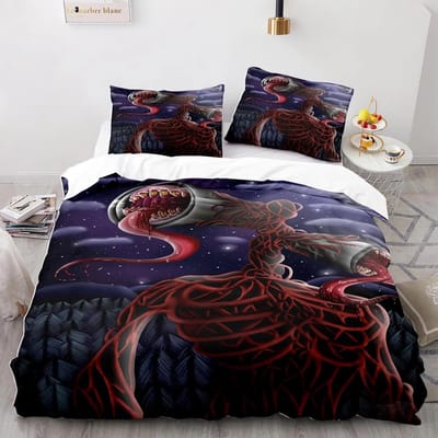 Siren Head Beddengoed Set Eenpersoons Twin Vol Queen King Maat Siren Head Bed Set Volwassene Kind Slaapkamer Dekbedovertrek Sets 3D Print 001 AU King 245x210cm