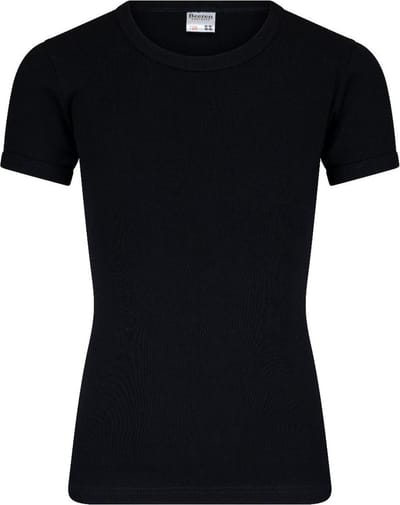 Beeren Bodywear Jongens T-Shirt - Zwart - maat 176