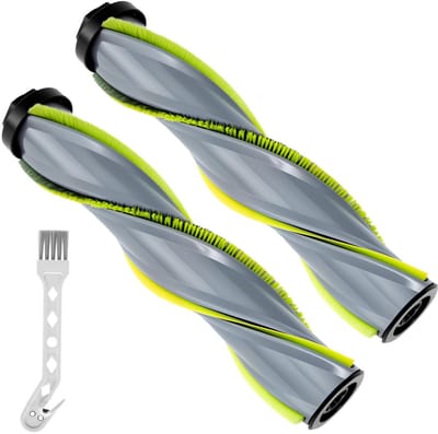 Set van 2 vervangende borstelrollen geschikt voor Bissell Cleanview XR 200W / Pet 300W & Powerlifter Turbo draadloze steelstofzuigers