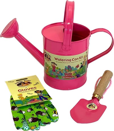 Kinder Gieter - Kleine gieter - Buiten spelen - Lichtgewicht ontwerp - 29 x 23 x 13 cm - Roze